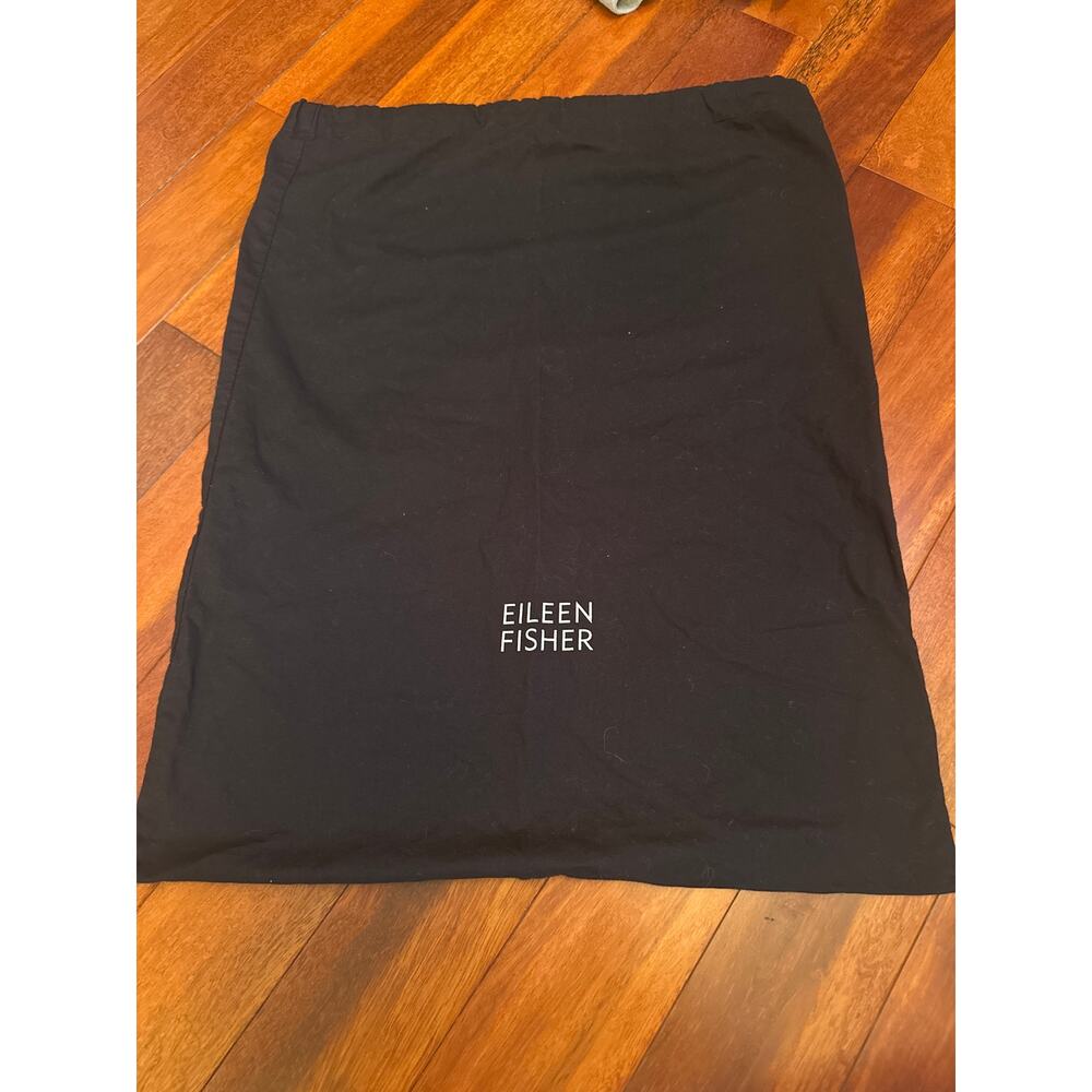Eileen Fisher Black Cotton Dust Cover Bag 18" x 24"